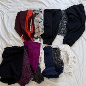 Lululemon Bundle. 12 tops and 6 bottoms